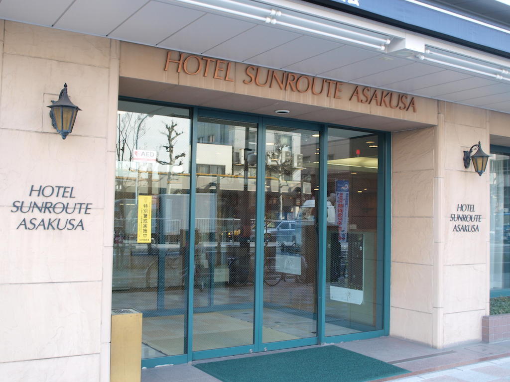 Hotel Sunroute Asakusa Tokyo Eksteriør billede