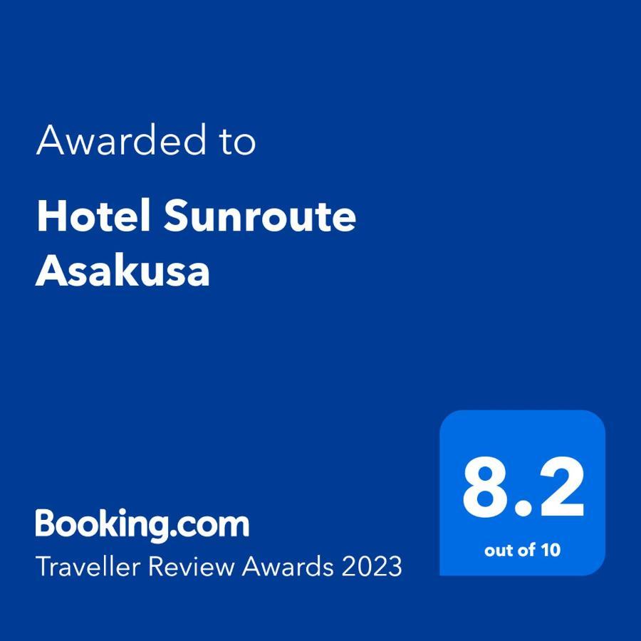 Hotel Sunroute Asakusa Tokyo Eksteriør billede